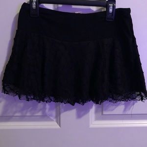 Black Lace Skirt